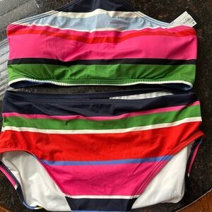 Kate Spade Vibrant Red and Pink Bikini